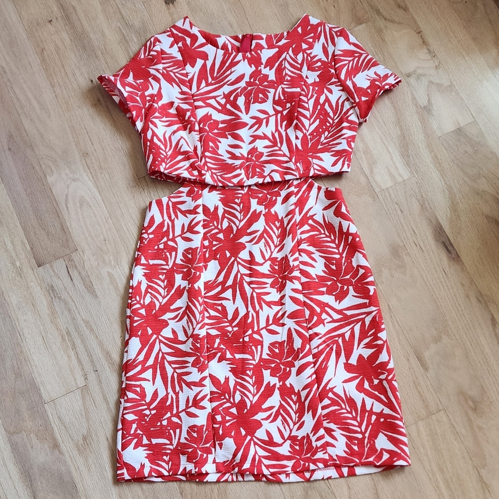 Goodnight Macaroon Cut Out Dress